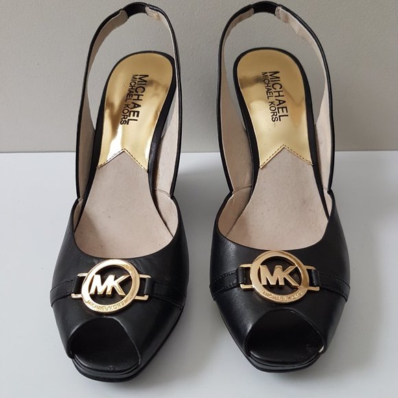 Michael Kors Leather Wedges - Picture 9 of 11